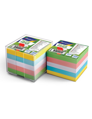 Blok kocka barvna 90×90 mm 800L v PVC škatli